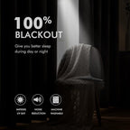 MIULEE 100% Blackout Linen Curtains for Bedroom 52x84 Inches Natural Khaki