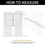 SpaceDresser Brown Sheer Curtains 4 Panels Rod Pocket Semi-Sheer Curtain 90 Inches Long Light Filtering Voile Window Drapes for Bedroom Living Room Kitchen, Each 52W x 90L
