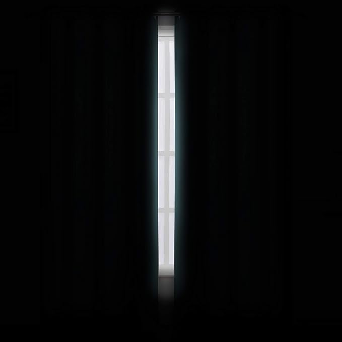 LEMOMO Sea Teal Thermal Blackout Curtains/52 x 108 Inch/Set of 2 Panels Room Darkening Curtains for Bedroom