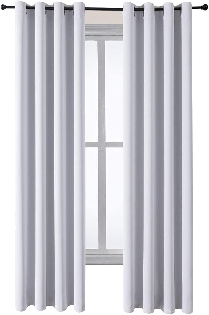 ChrisDowa Room Darkening Curtains for Bedroom and Living Room 84 Inch Long