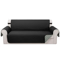 Luxshare Home Reversible 4 Seater Sofa Cover 91" Large, Sofa, Black/Grey