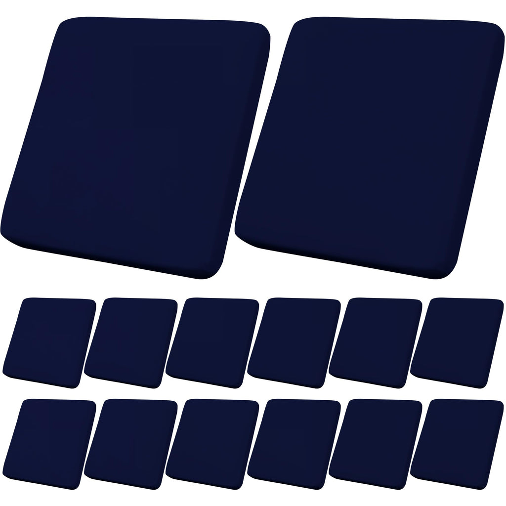 DREAHOTEXTIL 14Pcs Outdoor Cushion Covers, Elastic Patio Cushion Covers