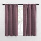 NICETOWN Kitchen Curtains, Short Blackout Curtains & Drapes, Home Decoration Privacy Thermal Insulated Curtains for Unicorn Theam Room (Dry Rose, 34" Wide, 54" Long, 2 PCs)