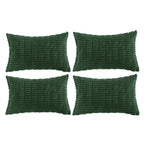 Fancy Homi 4 Packs Decorative Throw Pillow Covers for Living Room Couch Bed, Modern Farmhouse Boho Home Décor Accent Cushion Case, 20" x 12", Neutral