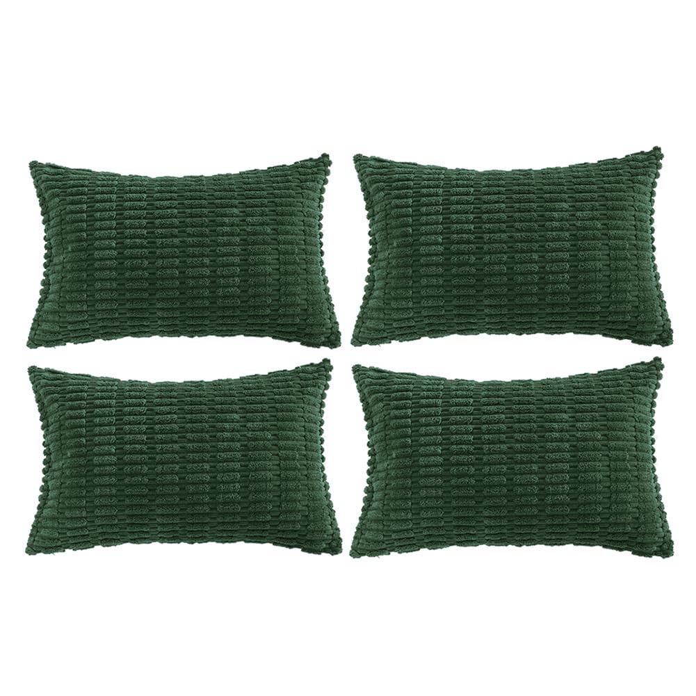 Fancy Homi 4 Packs Decorative Throw Pillow Covers for Living Room Couch Bed, Modern Farmhouse Boho Home Décor Accent Cushion Case, 24" x 16", Neutral