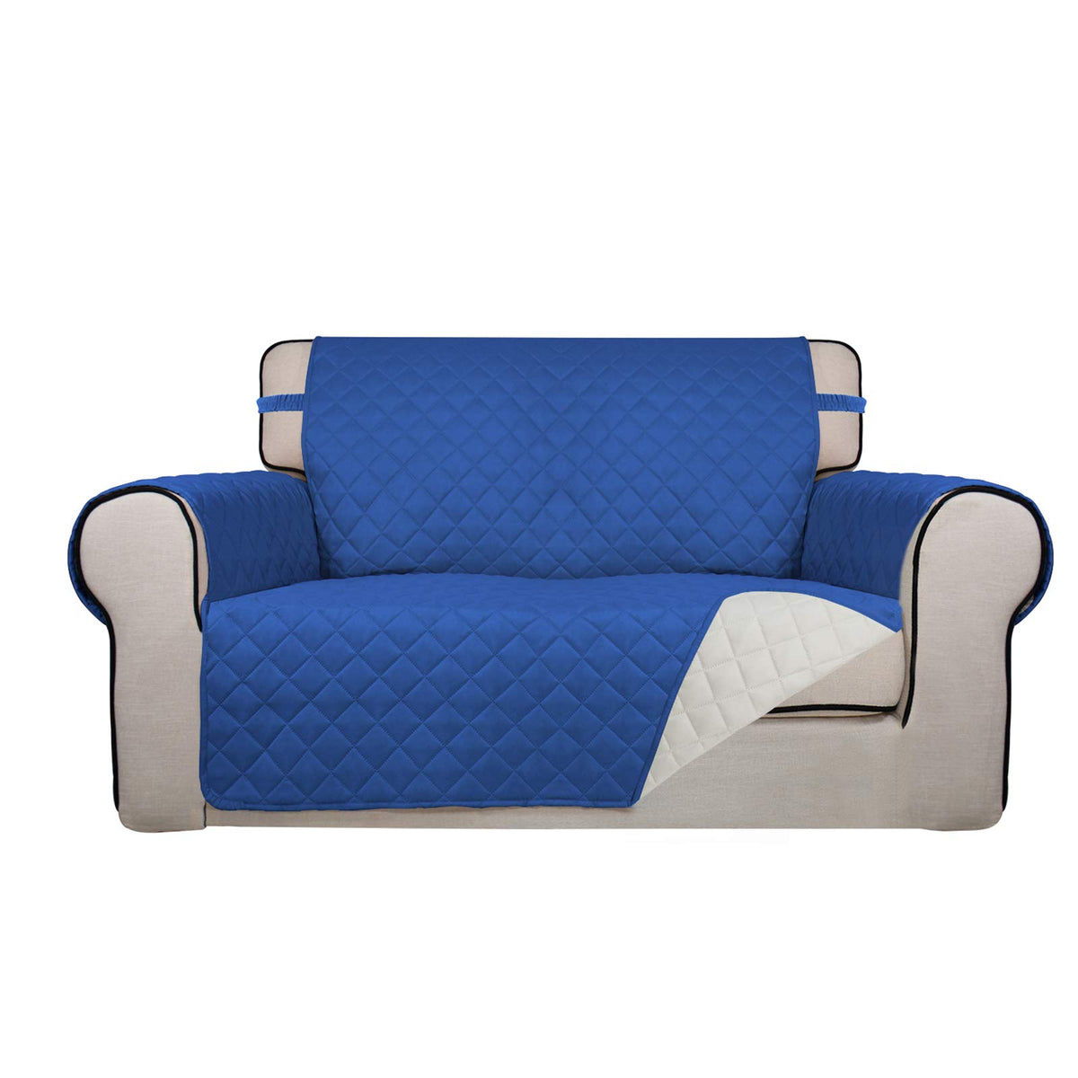 PureFit Reversible Quilted Couch Covers for Dogs Loveseat Sofa Cover 46.5”