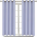 BGment Short Curtains for Small Window 45 Inch Long - Lavander 2 Panels