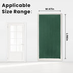 Blackout Curtains for Bedroom Sticky Curtain Blackout Window Cover Self Adhesive Curtains Rod No Drillng, 47" W X 96" L, Dark Green, 1 Panel