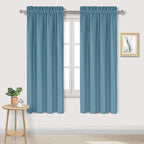 DWCN Blackout Curtains for Bedroom Living Room 42 x 63 Inch Long 2 Panels