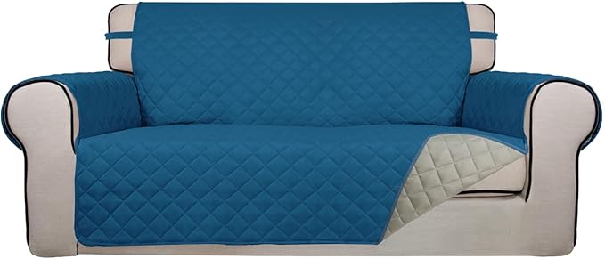 PureFit Reversible Quilted Couch Covers for Dogs Oversized Sofa Cover 78” — Medium-XL