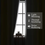 Estelar Textiler Room Darkening Gradient Blackout Curtains 72 Inch Length 2 Panels Set, Ombre Yellow and Greyish White Thermal Insulated Light Blocking Grommet Blackout Drapes for Bedroom, 52Wx72L