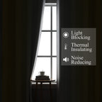 Yellow and Greyish White Ombre Blackout Curtains for Living Room 63 Inch