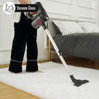 Amearea Premium Soft Fluffy Rug Modern Shag Carpet, White 5.3x7.5 Feet