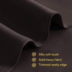 NICETOWN Blackout Draperies Curtains, Energy Smart Thermal Insulated Solid Grommet Blackout Curtains/Drapes Window Panels (2 Panels, 70-inch x 84-inch, Toffee Brown)