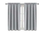 DWCN Blackout Curtains for Bedroom Living Room 52 x 45 Inch Long 2 Panels