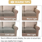 H.VERSAILTEX Super Stretch Individual Seat Cushion Covers Sofa Covers Couch Cushion Covers Slipcover Sets Thick Jacquard Textured Twill Fabric (1 Piece Chair Cushion Cover, Taupe)
