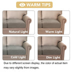 H.VERSAILTEX Super Stretch Couch Cushion Covers Sofa Cushion Slipcovers Jacquard Fabric Individual Seat Couch Slipcover Sets for Pets with Elastic Bottom(3 Packs Cushion Sofa Covers, Taupe)