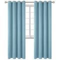 BGment Room Darkening Curtains 84 Inches Long - Grommet Thermal Insulated Drapes Window Treatment Curtains for Bedroom, 2 Panels, 52 x 84 Inch, Greyish Blue