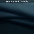 SimpleHome Ombre Curtains 52 x 63 Inch for Bedroom 2 Panels, Gradient Grey White to Navy Blue Light Blocking Thermal Insulated Grommet Room Darkening Window Curtain/Drapes for Living Room