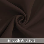 Yakamok Blackout Curtains for Bedroom 2 Panels Set 108 Inch Length Thermal Insulated Room Darkening Dark Black Out Drapery Grommet Window Treatments Drapes for Living Room, 52x108, Chocolate Brown
