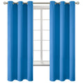 BGment Classic Blue Blackout Curtains for Bedroom 63 Inch Long - 2 Panels