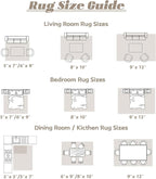 Runner Rug 2x6 Washable Rug, Vintage Boho Medallion Hallway Runner Non-Slip Soft Low Pile Distressed Floor Carpet Retro Doormat for Kitchen Bedroom Laundry Entryway Bathroom (Brown, 2'x6')