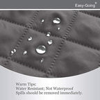 Easy-Going Reversible Couch Cover for 3 Cushion Couch Sofa Cover for Dogs Water Resistant Furniture Protector Cover with Foam Sticks Elastic Straps for Pet Cat (Sofa, Gray/Gray)