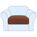 H.VERSAILTEX Stretch Couch Cushion Covers Individual Seat Sofa Chair Slipcovers Cushion Protector Cover Featuring Jacquard Textured Twill Fabric(1 Cushion Chair Cover, Caramel)