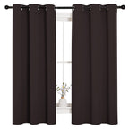 NICETOWN Grey Blackout Curtains for Bedroom 42" Wide x 63" Long 2 Panels