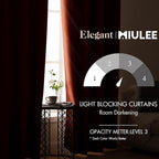 MIULEE 90" Long Room Darkening Curtains Thermal Insulated Rust Terracotta Drapes Window Treatment Set Grommet Top Light Blocking Blackout Curtain for Fall Living Room/Bedroom 2 Panels Burnt Orange