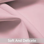 Yakamok Light Blocking Window Blackout Curtains Thermal Insulated Room Darkening Drapes for Bedroom,Solid Grommet Top Window Panels, 62x84 Inch, Pink, One Pair