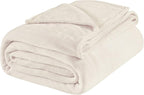 BEDELITE Fleece Blankets Queen Size Beige Throw Blankets for Bed, Luxury Plush Cozy Fuzzy Blanket 90x90 inches, Super Soft Warm Lightweight Throw Blanket All Seasons Suitable