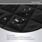 Easy-Going Chair Sofa Slipcover Reversible Sofa Cover Water Resistant Couch Cover Furniture Protector Cover with Elastic Straps for Pets Kids Children Dog Cat (Chair, Black/Beige)