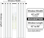 Yakamok Blue and Greyish White Ombre Curtains 63 Inch Length, Room Darkening Gradient Color Curtains for Bedroom,Light Blocking Thermal Insulated Window Drapes for Living Room(2 Panels, 52x63 Inch)