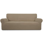Easy-Going Stretch Couch Covers for Sofa Washable Large Natural