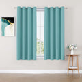 ChrisDowa Blackout Curtains for Bedroom and Living Room 63 Inches Long