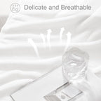 Exclusivo Mezcla Soft Fleece Blanket Twin Size for Bed, Pure White