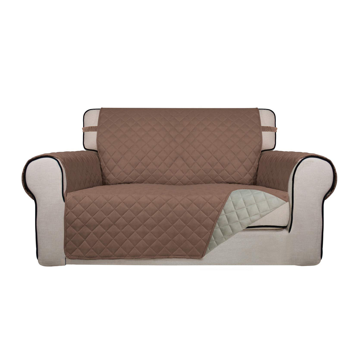 PureFit Reversible Quilted Couch Covers for Dogs Loveseat Sofa Cover 46.5”