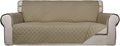 PureFit Reversible Quilted Couch Covers for Dogs Oversized Sofa Cover 78”