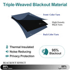 ChrisDowa Blackout Curtains for Bedroom and Living Room 95 Inches Long
