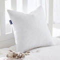 MIULEE Feather Pillow Insert 24x24, Decorative Down Throw Pillow Insert Fluffy Throw Pillow Cotton Fabric for Sofa Bed Couch