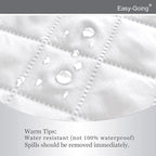 Easy-Going Recliner Chair Slipcover Reversible Sofa Cover Water Resistant Couch Cover Furniture Protector with Elastic Straps for Pets Dog (Recliner 22 inch, White/White)