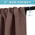RYB HOME RV Curtains for Camper Windows, Mini Small Blackout Curtain Tiers