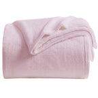 Fleece Blanket Twin Size Pink Lightweight Super Soft Cozy Luxury Bed Blanket Microfiber