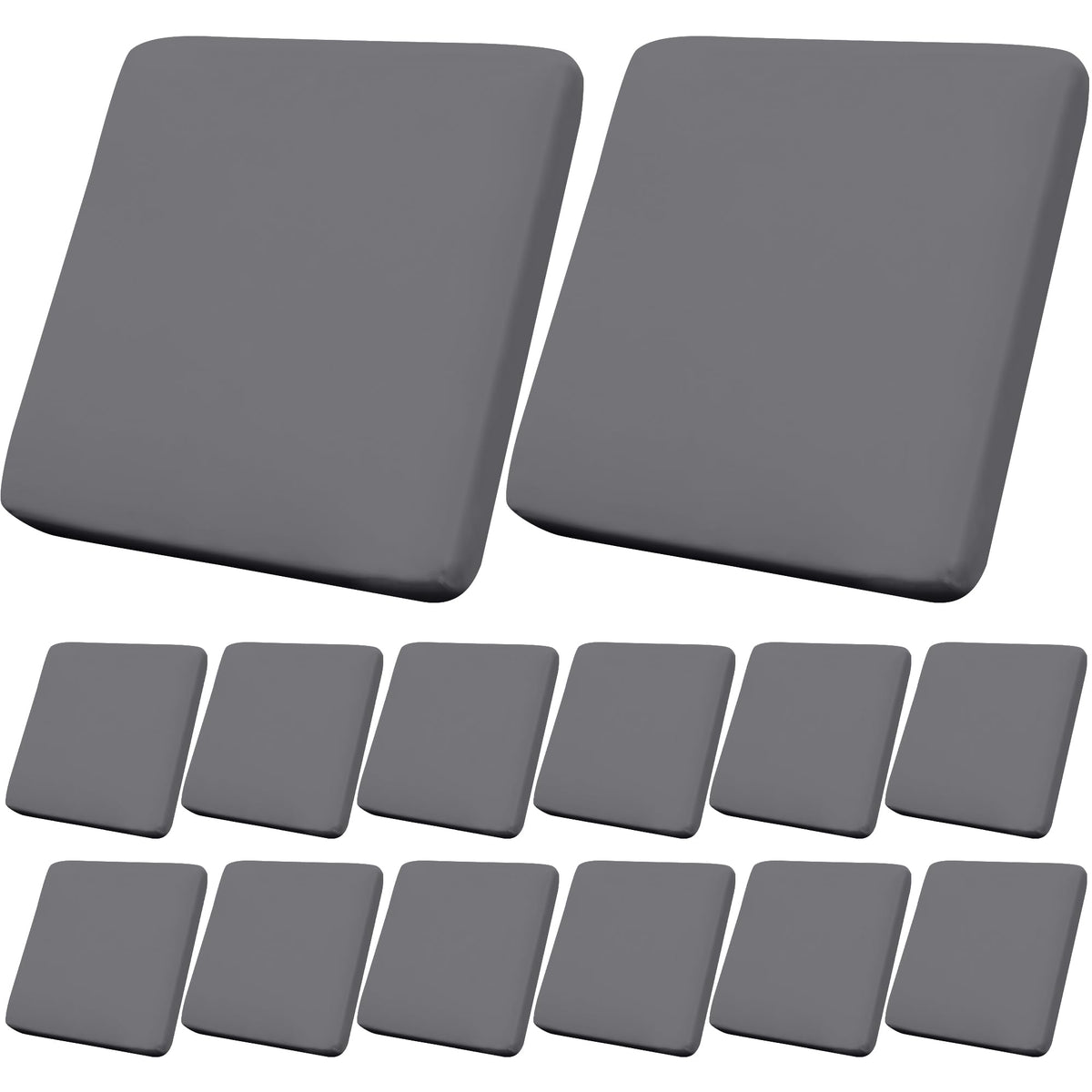 DREAHOTEXTIL 8Pcs Outdoor Cushion Covers, Elastic Patio Cushion Covers