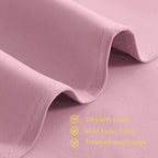 NICETOWN Blackout Curtains for Bedroom, Rouge Pink, 42 W by 80 L, Set of 2, Thermal Insulated Curtains & Drapes with Grommet Top for Living Room, Privacy Window Treatment Draperies