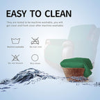 Easy-Going Oversized Recliner Chair Slipcover Reversible Sofa Cover Water Resistant Couch Cover Furniture Protector with Elastic Straps for Pets Dog Cat (Oversized Recliner, Green/Christmas Red)
