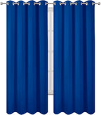 LEMOMO Blackout Curtains 52 x 90 Inch Long Royal Blue Curtains Set of 2 Panels Room Darkening Curtains for Bedroom and Living Room