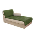 U-NICE HOME Sectional Couch Cover Chaise Lounge Cover, Light Camel/Beige