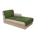 U-NICE HOME Sectional Couch Cover Chaise Lounge Cover, Light Camel/Beige